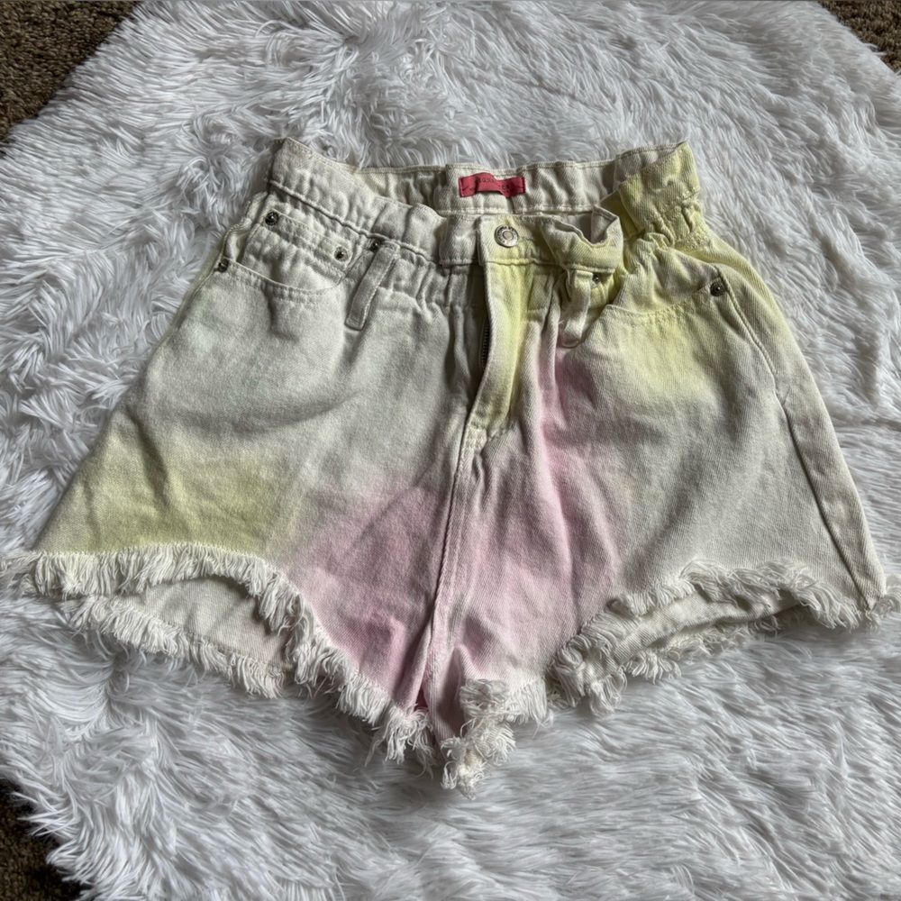 Signature8 Jean Shorts Tie‎ Dye Womens Size Medium